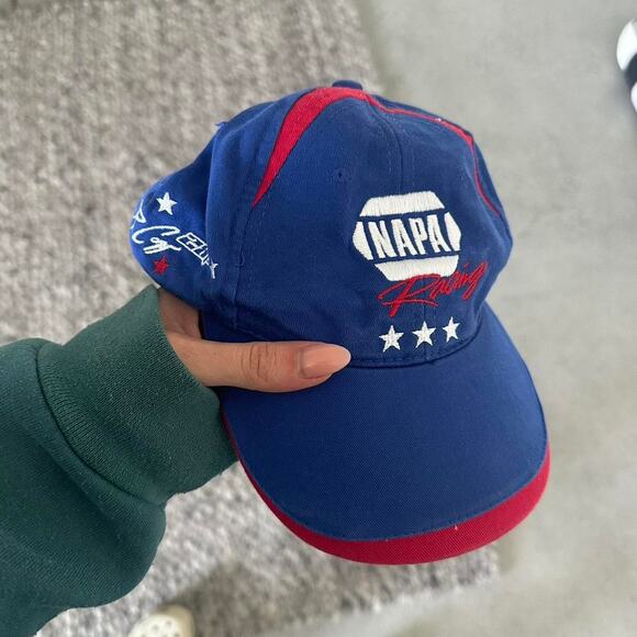 NAPA Unisex Cap Blue Red Racing NASCAR Baseball Cap - Picture 1 of 4